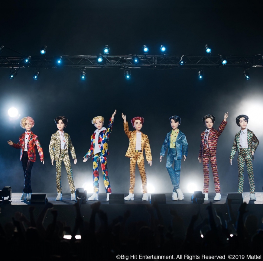 BTS Mattel dolls