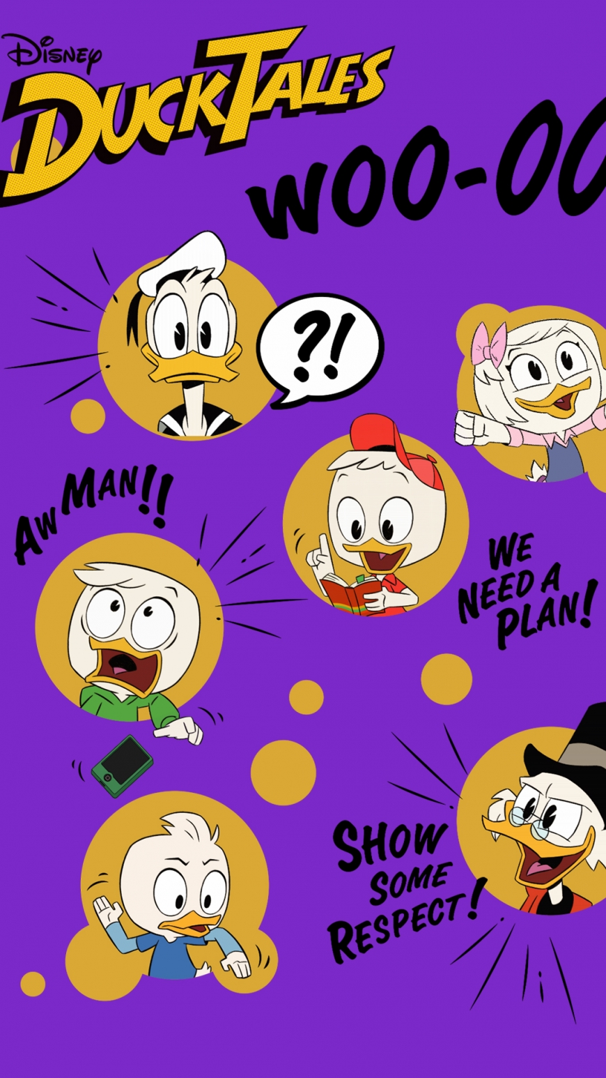 Ducktales mobile phone wallpapers and lockscreens 1080x1920