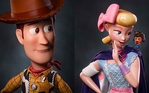 Toy Story 4 new portrait pictures of main characters