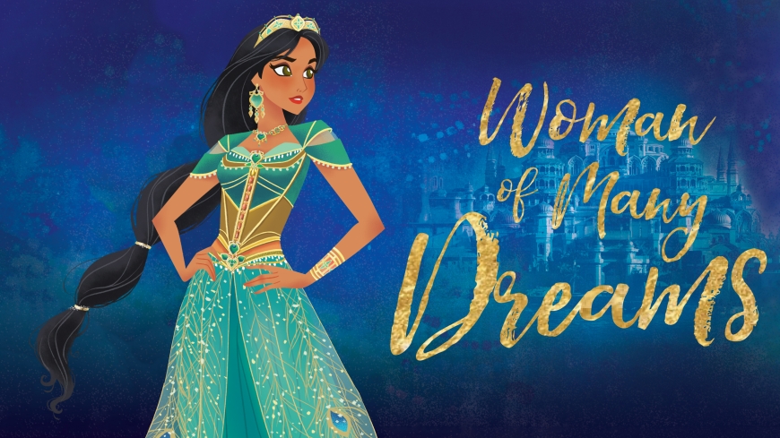 Aladdin movie 2019 wallpaper with princess Jasmine