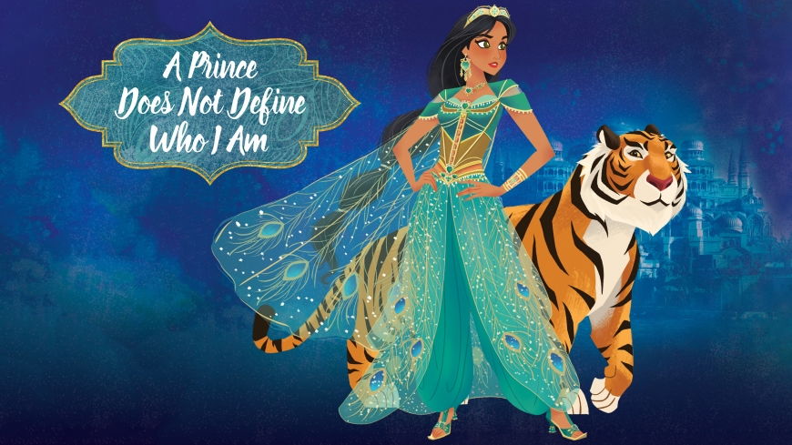 Aladdin movie big hd wallpaper Jasmine and tiger Rajah