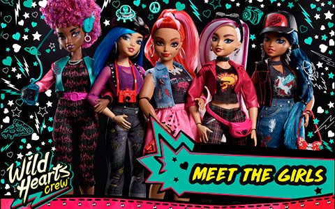 New doll line from Mattel - Wild Hearts Crew!