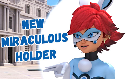 New super heroine from Miraculous Ladybug season 3 episode Timetagger - Bunny Miraculous holder Bunnix
