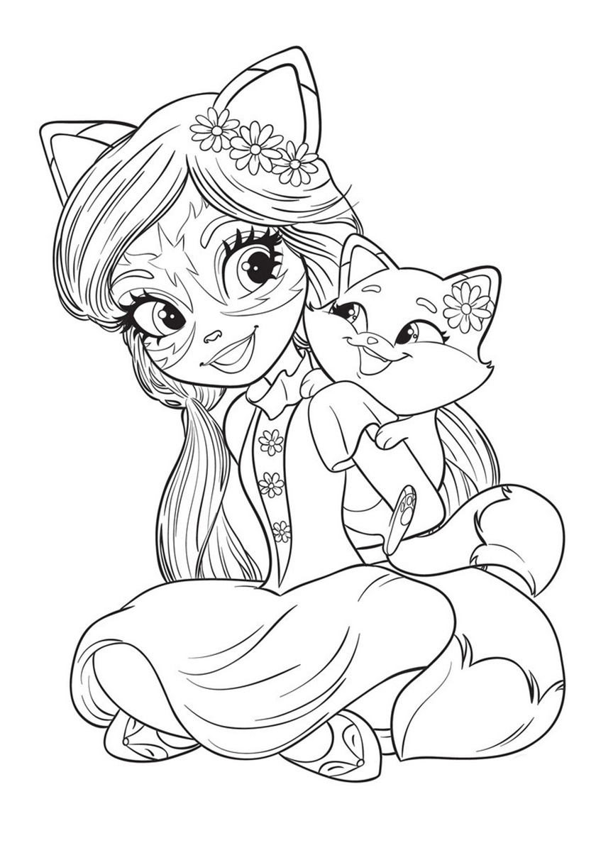 Enchantimals new free printable coloring pages