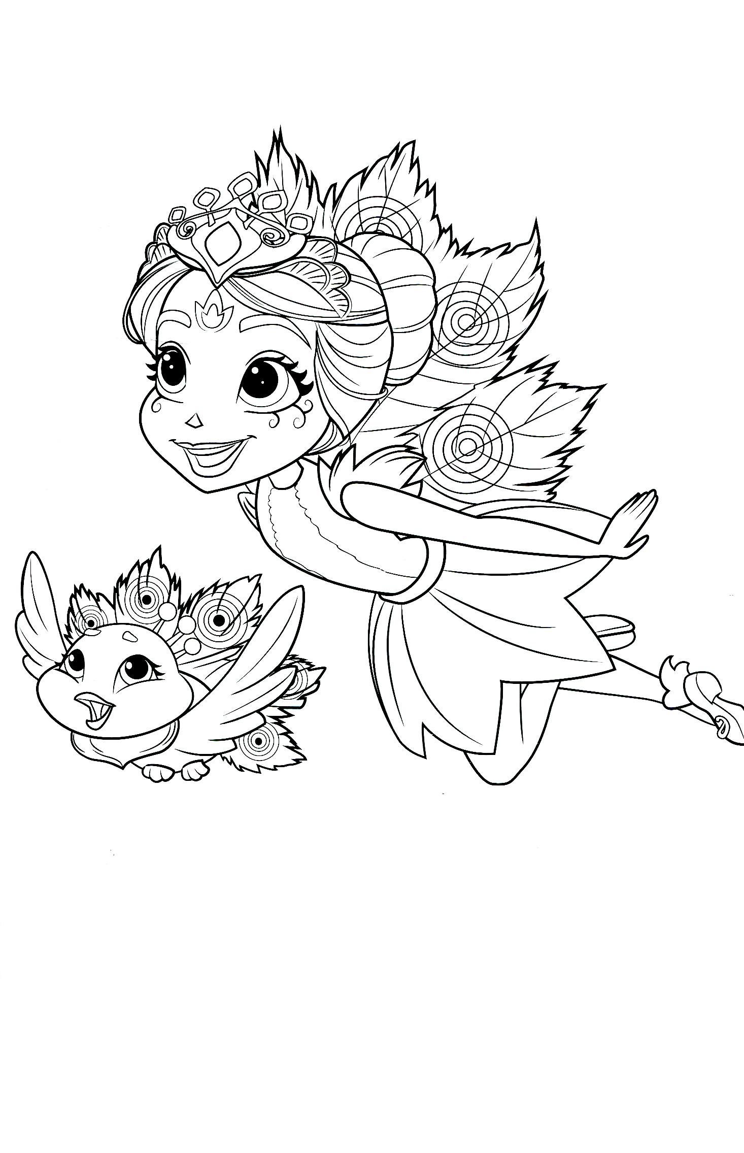 Royal Enchantimals Coloring Pages 2025 