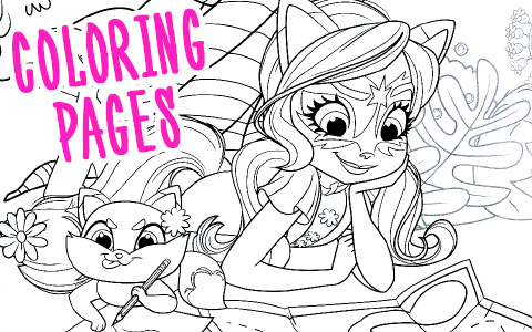 Enchantimals new coloring pages
