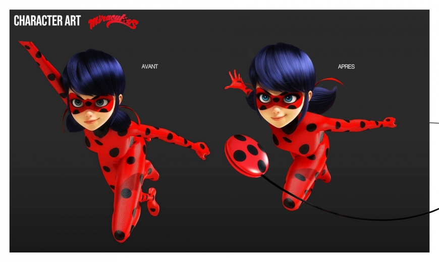 New concept art for Miraculous Ladybug series, Akumatized villains and improved promo art