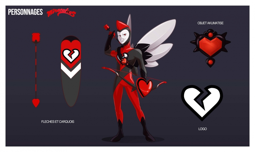 New concept art for Miraculous Ladybug series, Akumatized villains and improved promo art