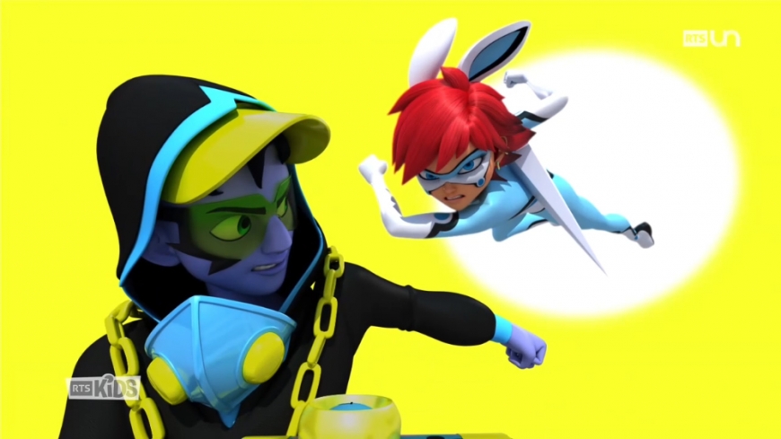 New super heroine from Miraculous Ladybug season 3 episode Timetagger - Bunny Miraculous holder Bunnix