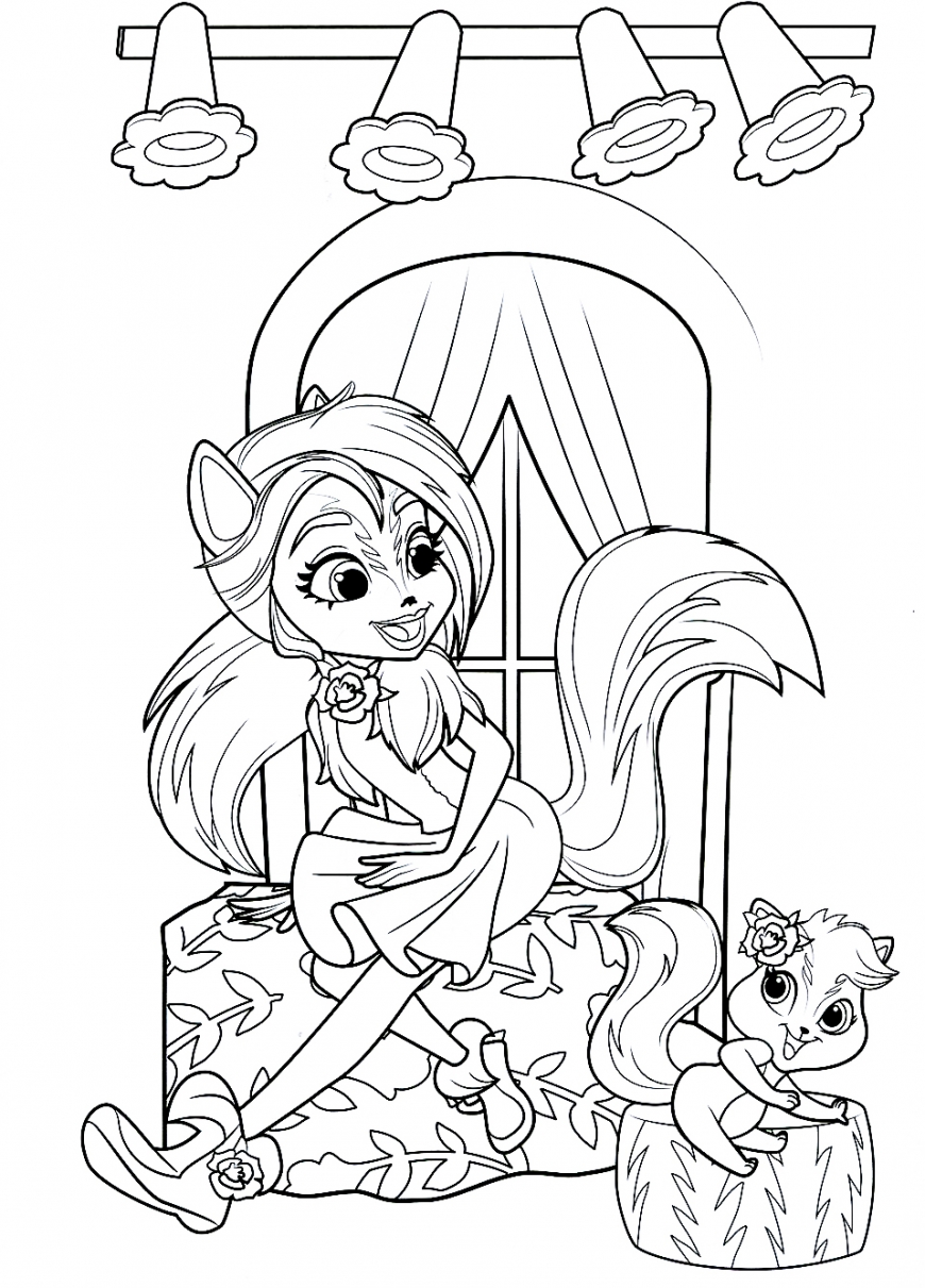 Enchantimals new free printable coloring pages