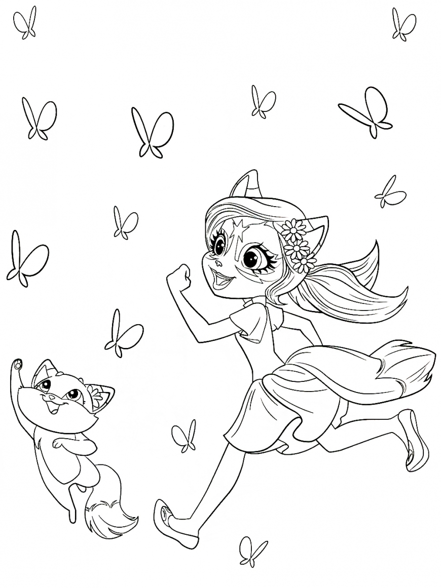 Enchantimals new free printable coloring pages