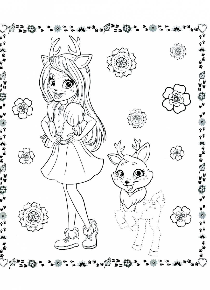 Enchantimals new free printable coloring pages