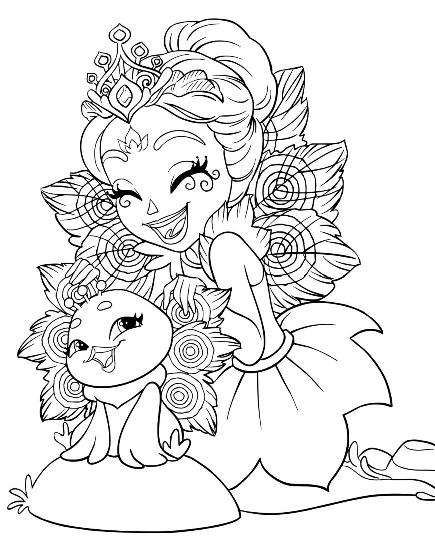 Enchantimals new free printable coloring pages