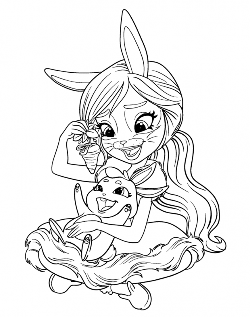 Enchantimals new free printable coloring pages