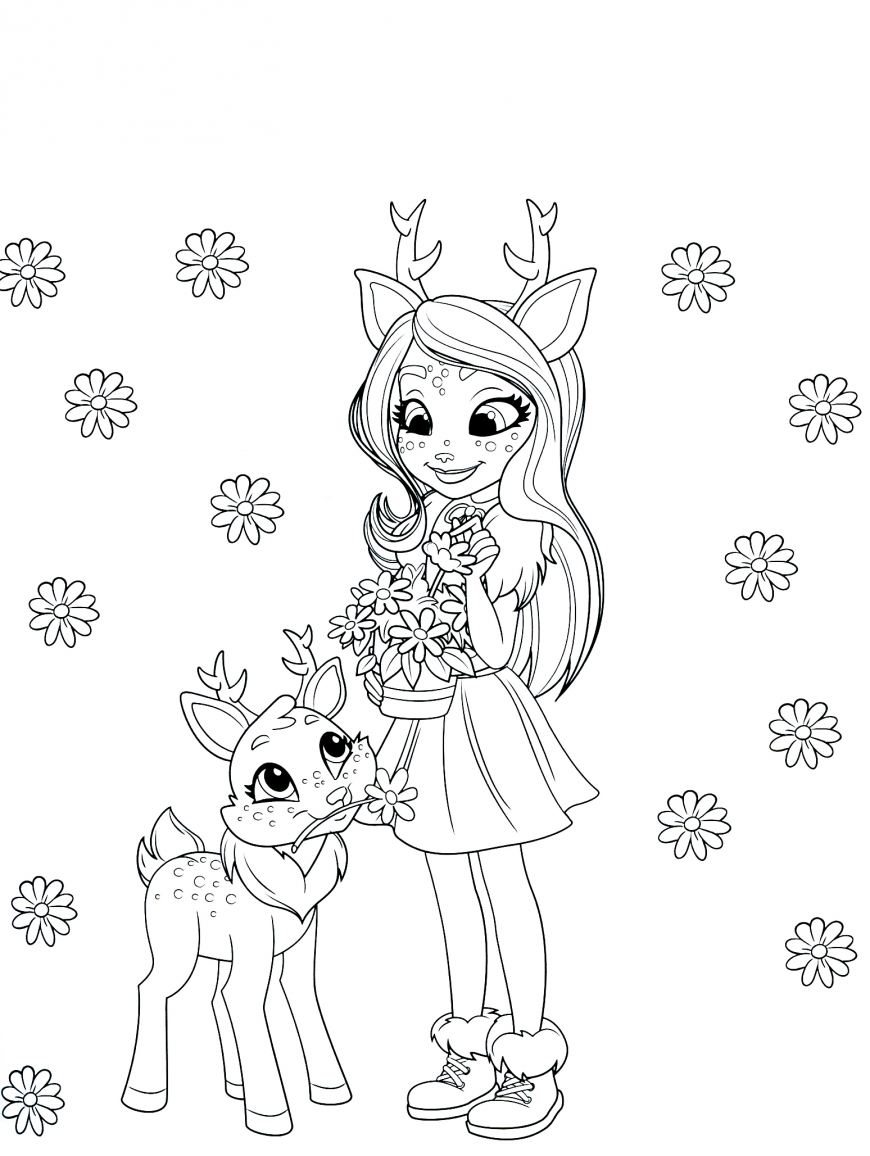 Enchantimals new free printable coloring pages