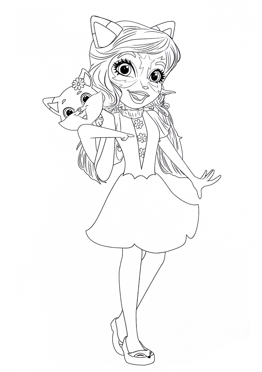 Enchantimals new free printable coloring pages