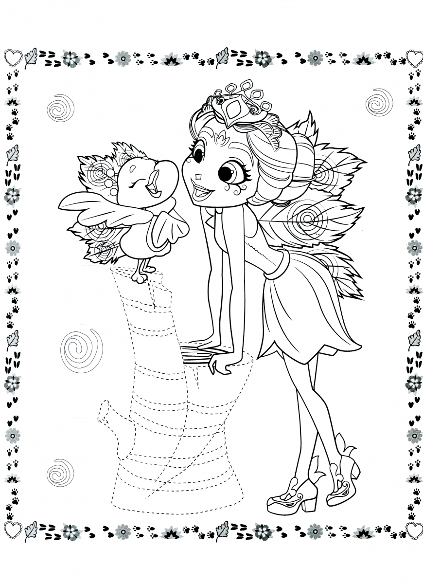 Enchantimals new free printable coloring pages