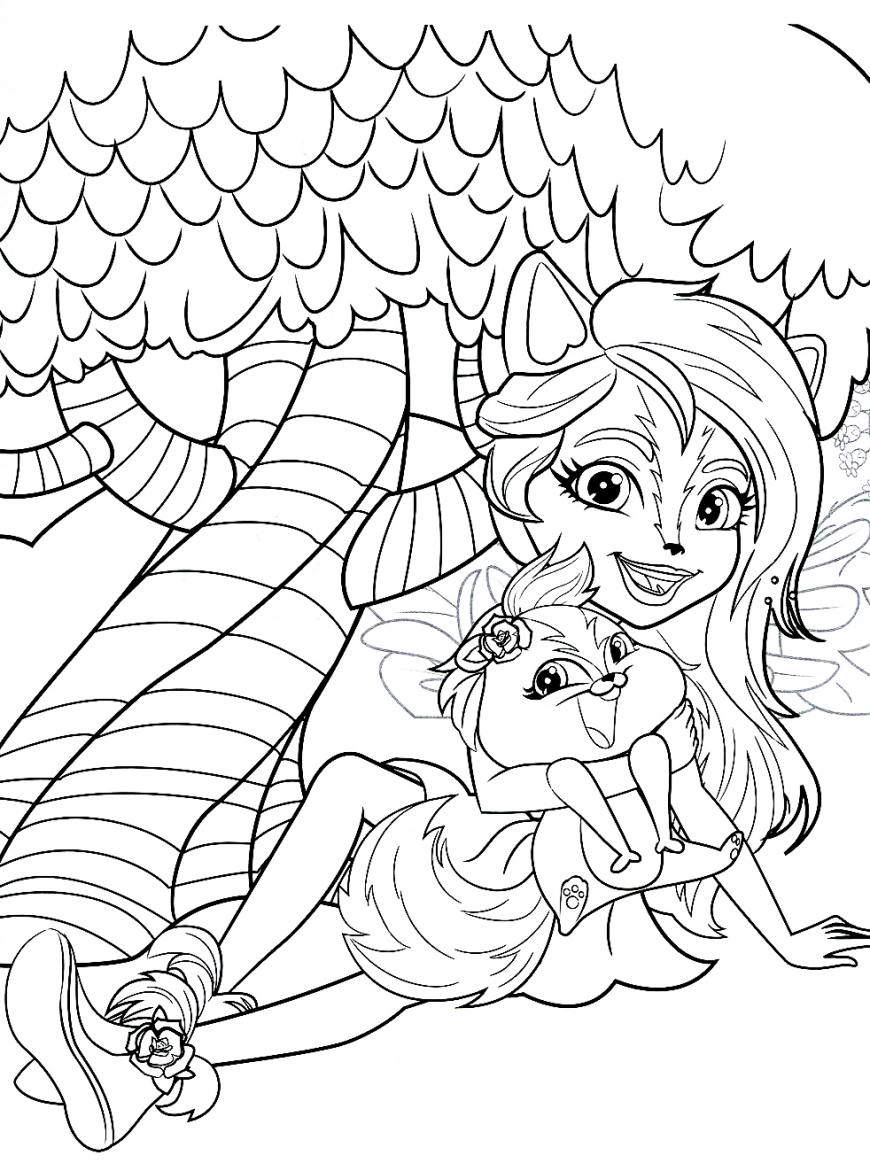 Enchantimals new free printable coloring pages