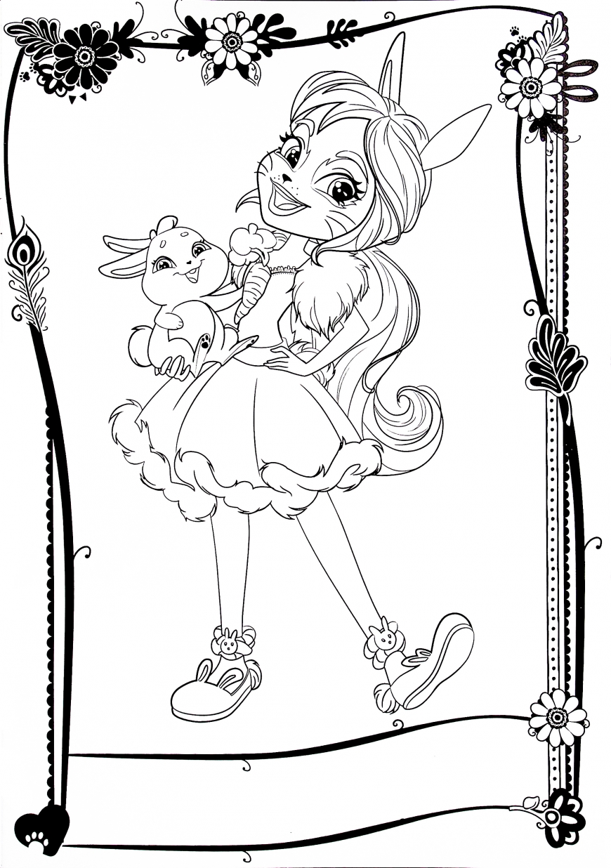 Enchantimals new free printable coloring pages