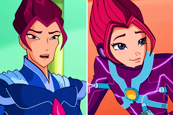 Winx Club specialists then and now in season 8