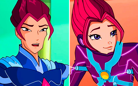 Winx Club specialists then and now in season 8