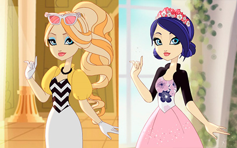Miraculous Ladybug characters in Ever After High style