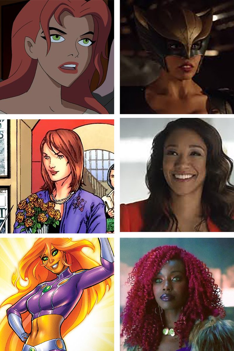 Afro-Americans play red hair characters Afro-Americans play red hair characters