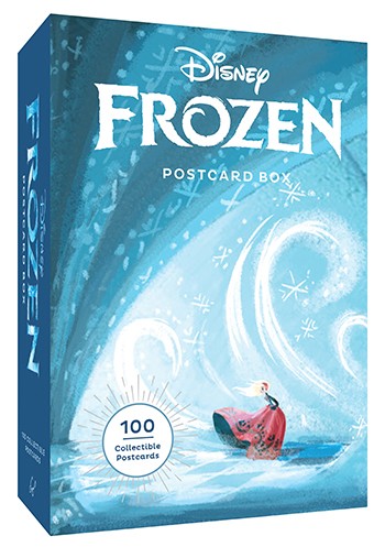 Disney Frozen Postcard Box with 100 cards inside! Concept art and illustrations from Frozen, Frozen Fever and Olaf's Frozen Adventure Disney Frozen Postcard Box with 100 cards inside! Concept art and illustrations from Frozen, Frozen Fever and Olaf's Frozen Adventure