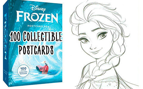 Disney Frozen Postcard Box with 100 cards inside! Concept art and illustrations from Frozen, Frozen Fever and Olaf's Frozen Adventure