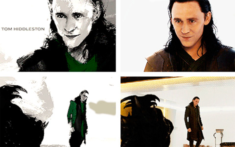 Loki in Thor: The Dark World and in the end titles