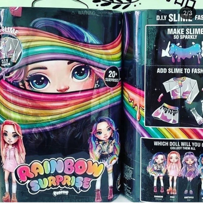 MGA Rainbow Surprise fashion doll diy slime fashion
