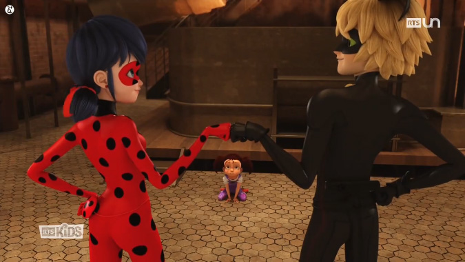 What happend in Miraculous Ladybug episode Puppeteer 2,  during that statue scene with Adrien and Marinette and what he said at the end