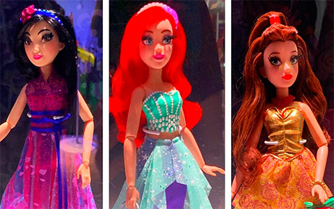 New Hasbro The Disney Style Series Disney Princess dolls in beautiful dresses