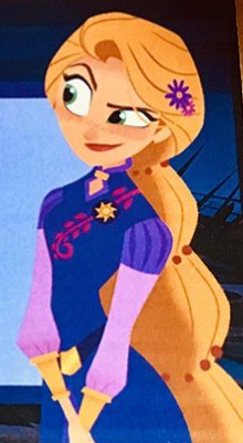 Rapunzel in season 3, new dress