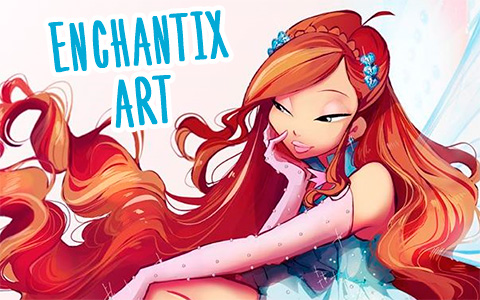 The beautiful art of Winx Club Enchantix transformation in lots of pictures