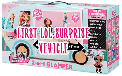 LOL Surprise 2 in 1 Glamper Fashion Camper with 55+ Surprises - the First  Vehicle for LOL Surprise dolls 