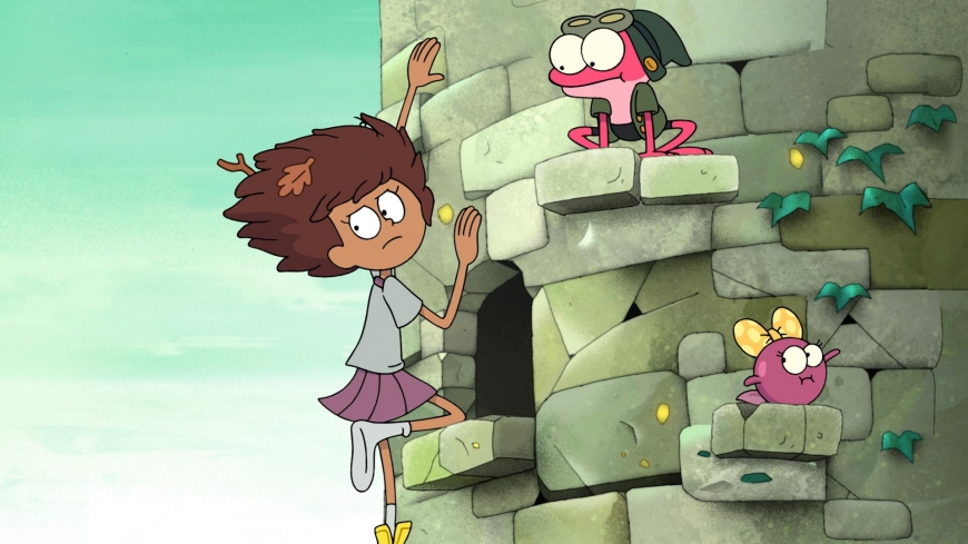 Pictures from the last four episodes (season 1) of Amphibia Disney