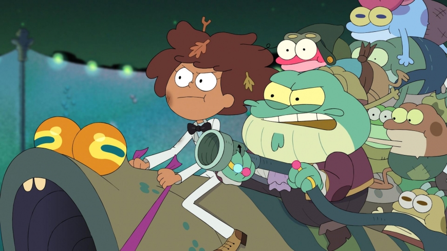 Pictures from the last four episodes (season 1) of Amphibia Disney