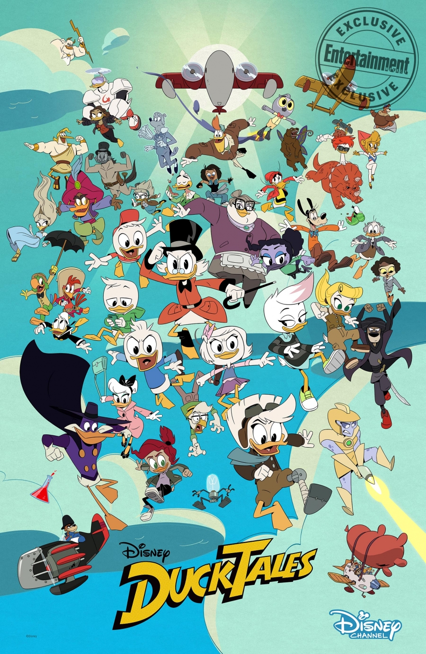 Ducktales all new characters in season 2 and 3 comic con