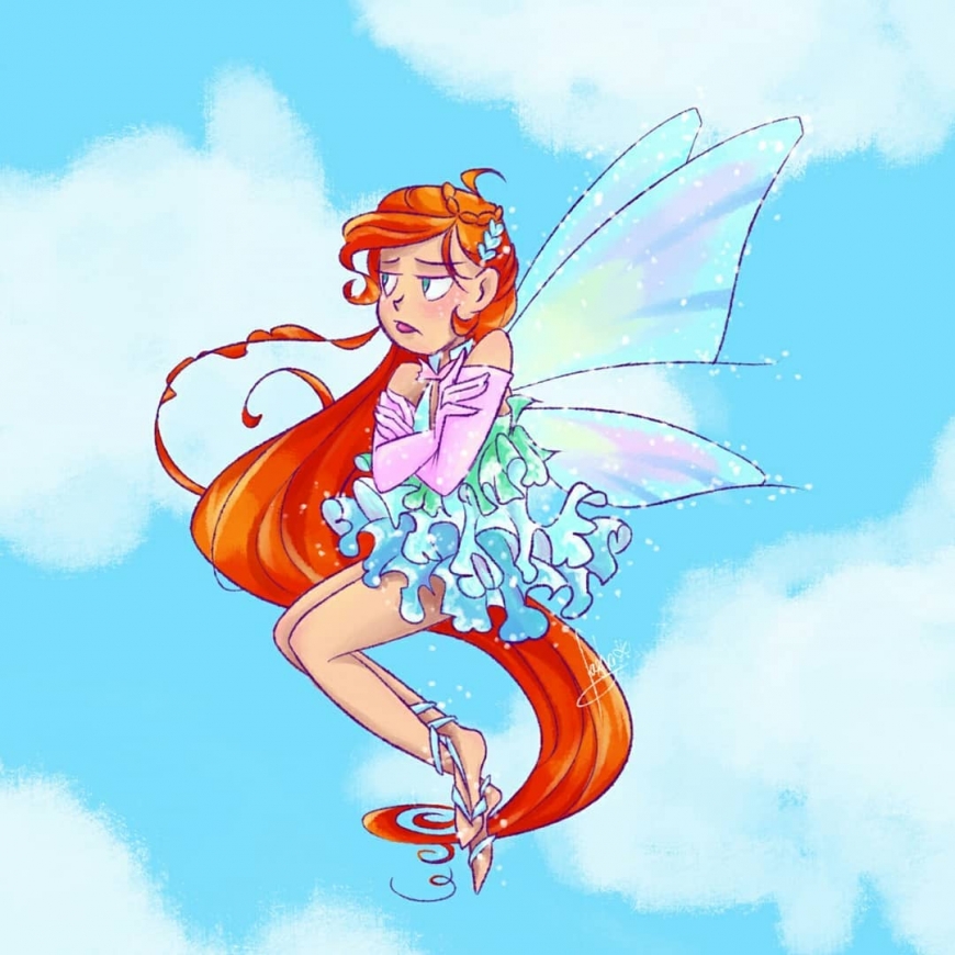 Winx Club Enchantix transformation beautiful art pictures