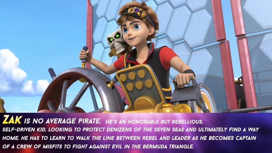 Zak Storm: Super Pirate characters