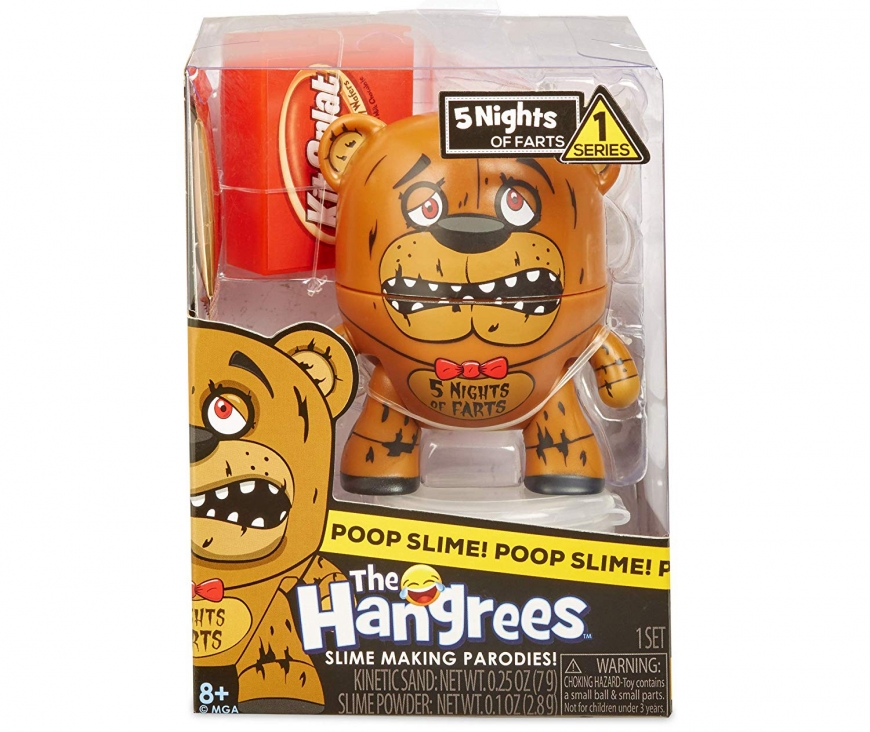 Hangrees The 5 Nights of Farts Collectible Parody Figure with Slime