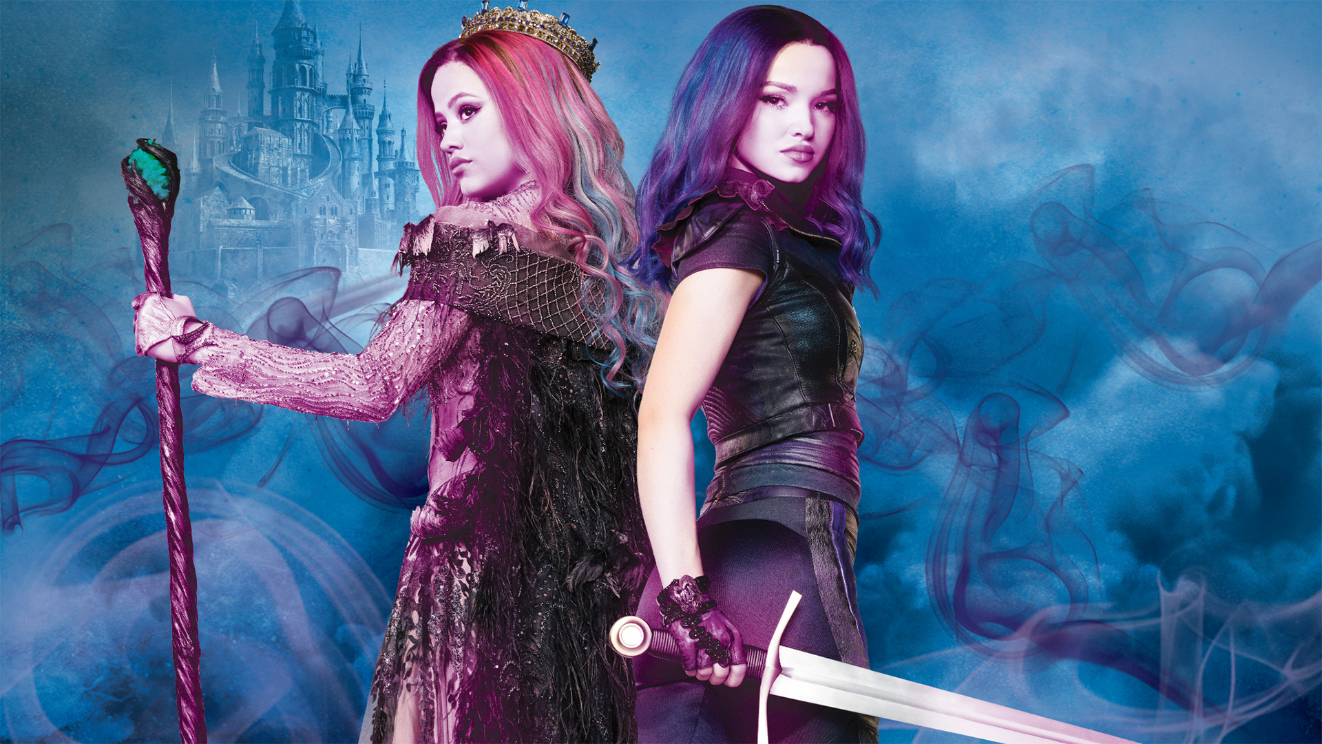 Disney Descendants 3 Mal VS Audrey wallpaper.