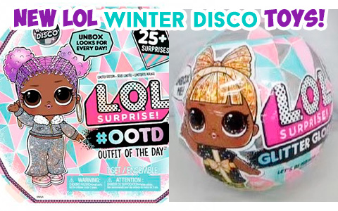 LOL Surprise Winter Disco - new winter dolls series with Advent calendar, LOL surprise winter disco glitter globe, LOL surprise winter disco Fluffy pets, Lils Sister, Bro and Winter Disco Chalet