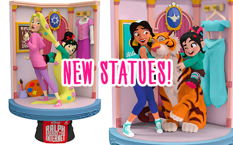 New Beast Kingdom Ralph Breaks the Internet Disney Princess D-Stage Statues are out and ready for preorder!