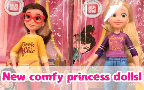 Hasbro releases new Disney Princess Comfy Squad dolls and doll's clothes!