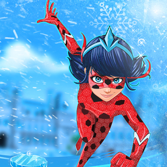 Miraculous Ladybug Ice Transformation Icons - Ice Ladybug