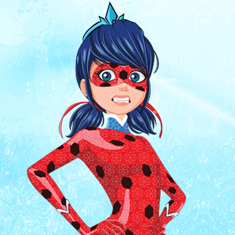 Miraculous Ladybug Ice Transformation Icons - Ice Ladybug