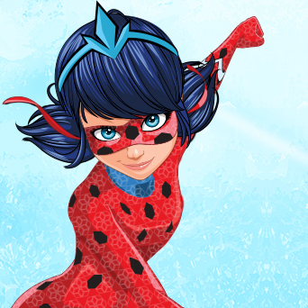 Miraculous Ladybug Ice Transformation Icons - Ice Ladybug