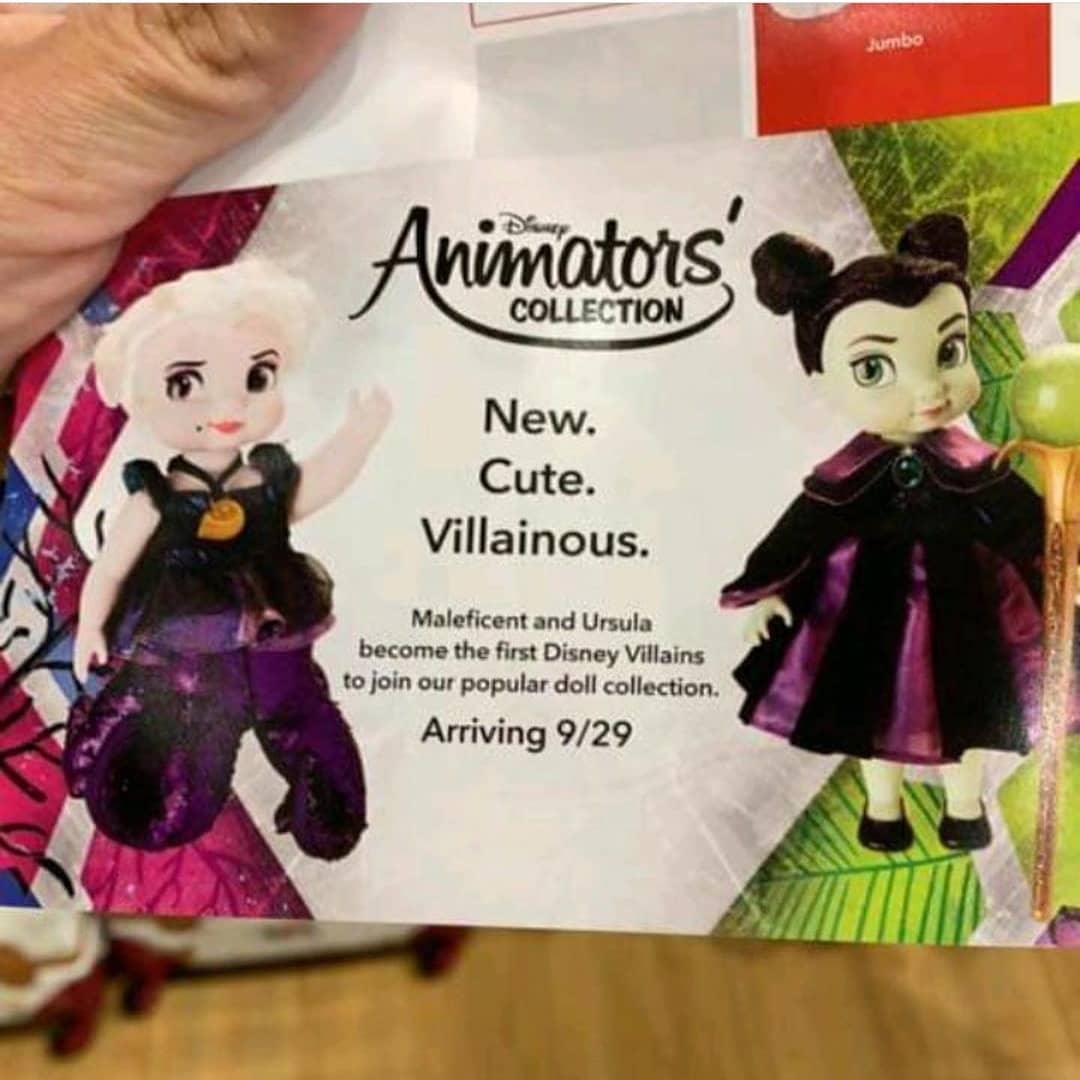 Limited Edition Maleficent and Ursula will became first villains